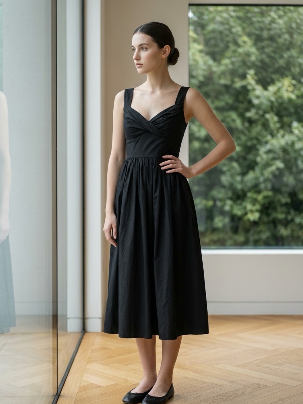 Rebecca Taylor Black Maxi Dress